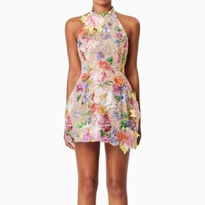 WORN ONCE!!!! OMR x ELLIATT: Meadowhawk Mini Sequin Dress In Pink SIZE XS!
